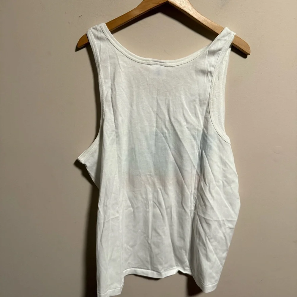 Vintage Captain’s T Heavyweight White Tank Sunkist Tennesse River 1980’s Size XL